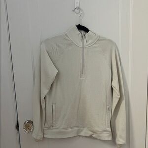 lululemon athletica Women's Cream Zip-Up Sweater